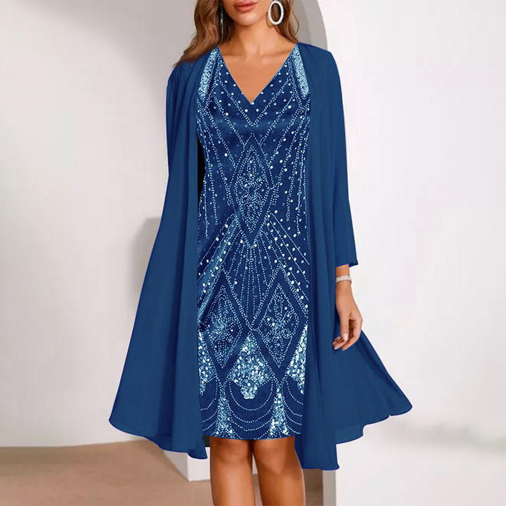 Oriana - Silky Dress Set