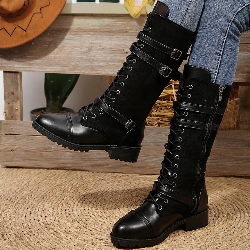 Oriana - Sturdy Combat Boots