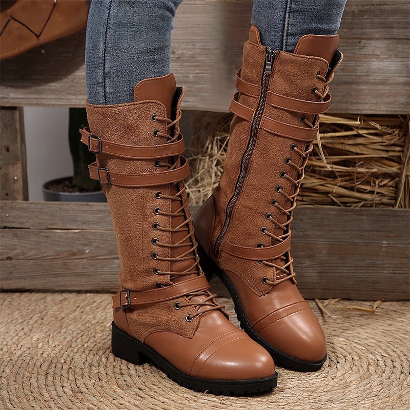 Oriana - Sturdy Combat Boots