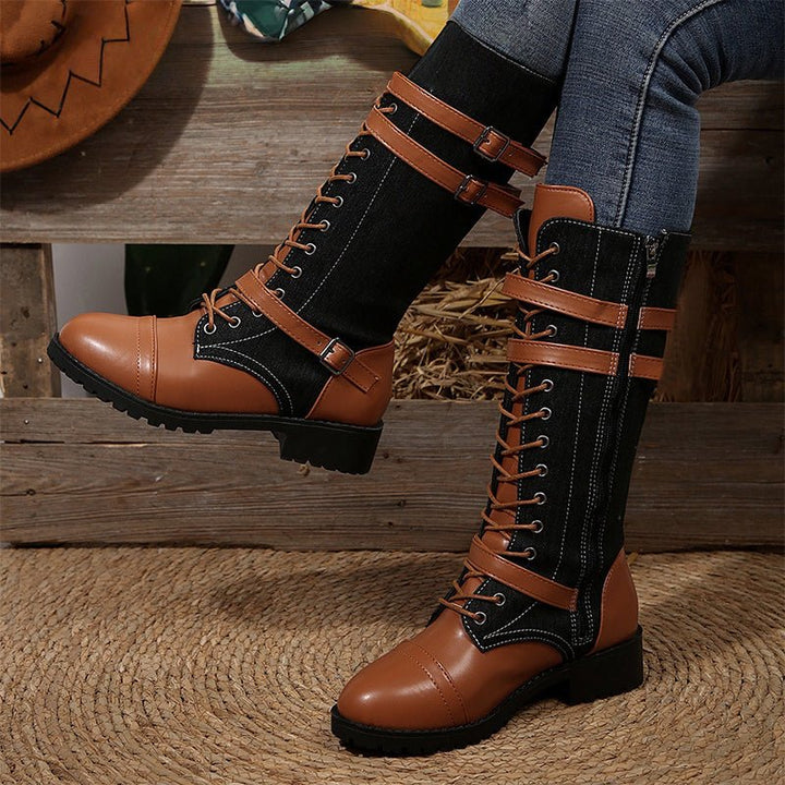 Oriana - Sturdy Combat Boots