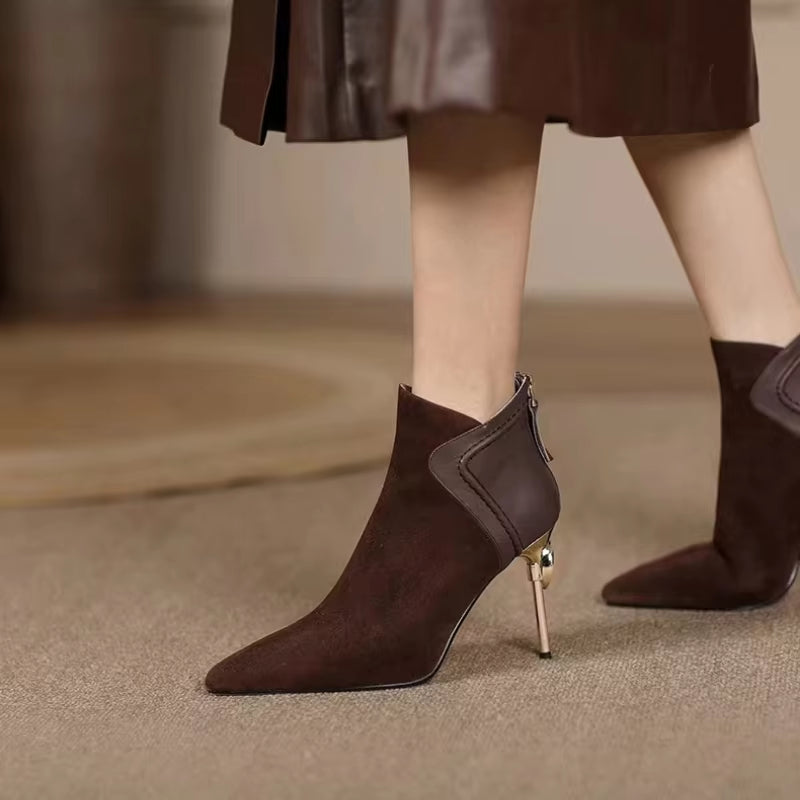 Nora - Elegant Suede Stiletto Boot