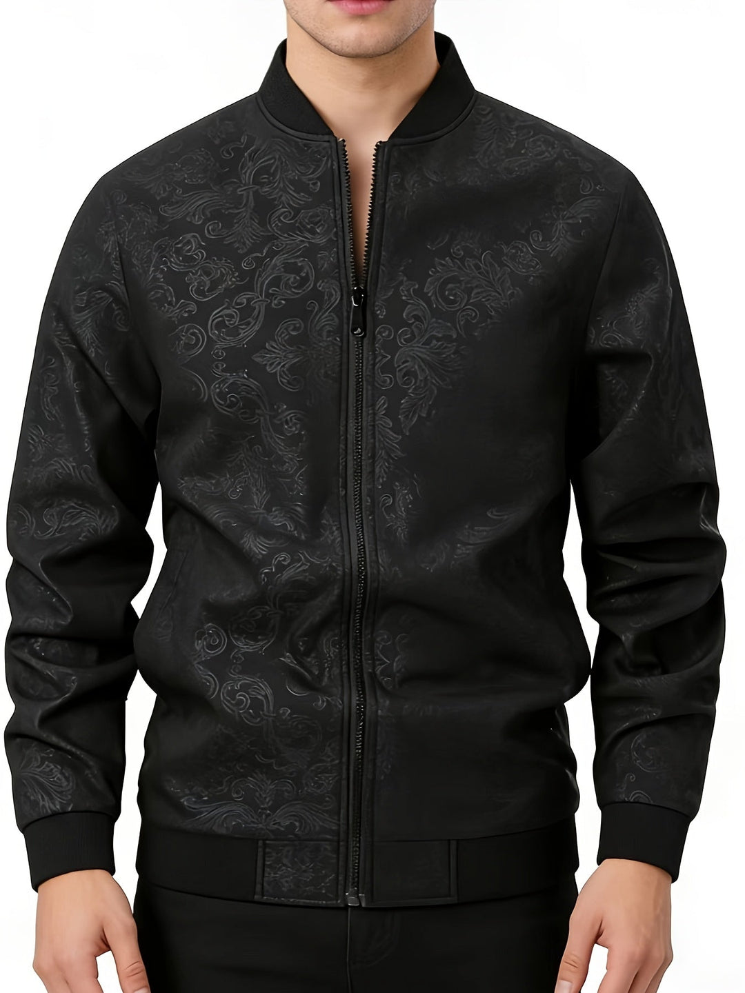 Weston - Sleek Textured Bomber