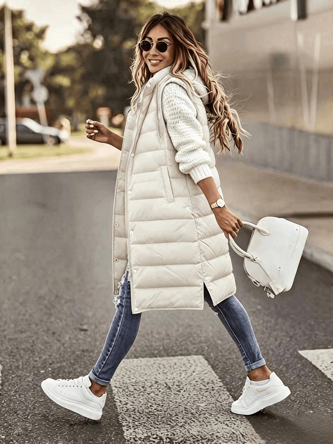 Angelina - Cozy Longline Vest