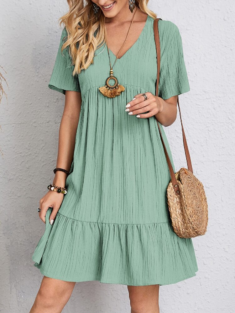 Greta - Soft Textured Dress