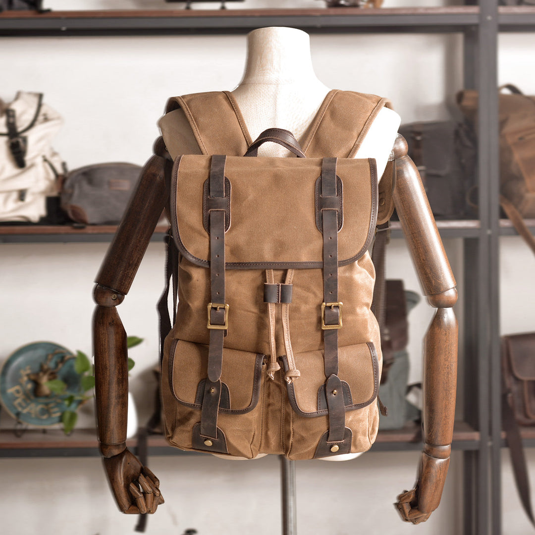 Grayson - Sturdy Canvas Backpack