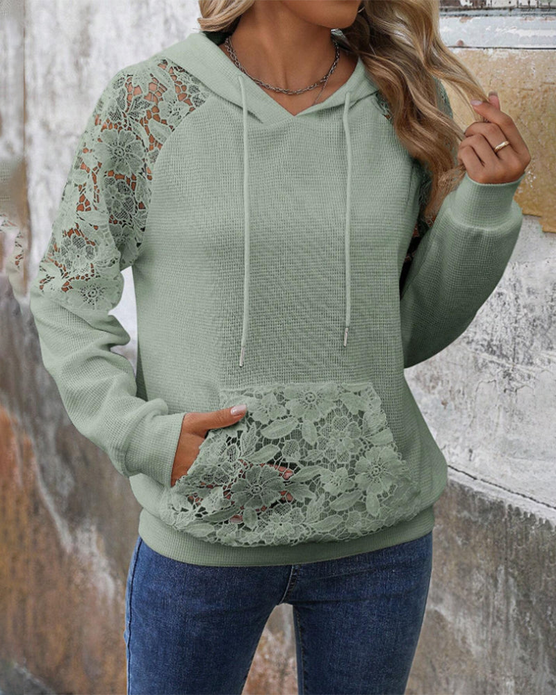 Xiomara - Cozy Lace Hoodie