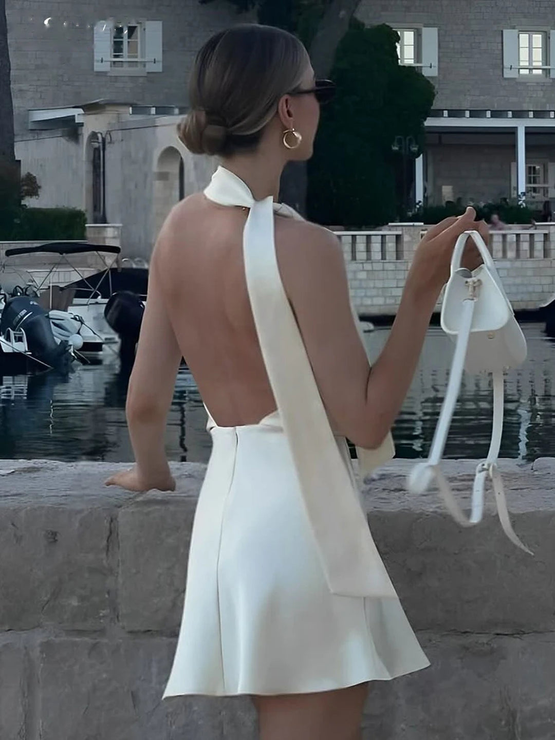 Alexis - Sleek Silk Dress