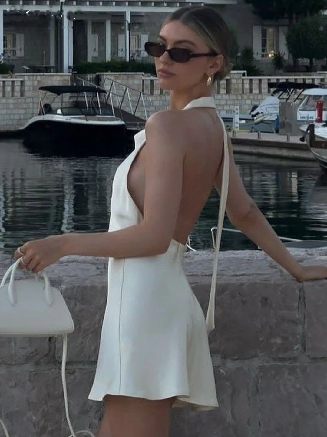 Alexis - Sleek Silk Dress